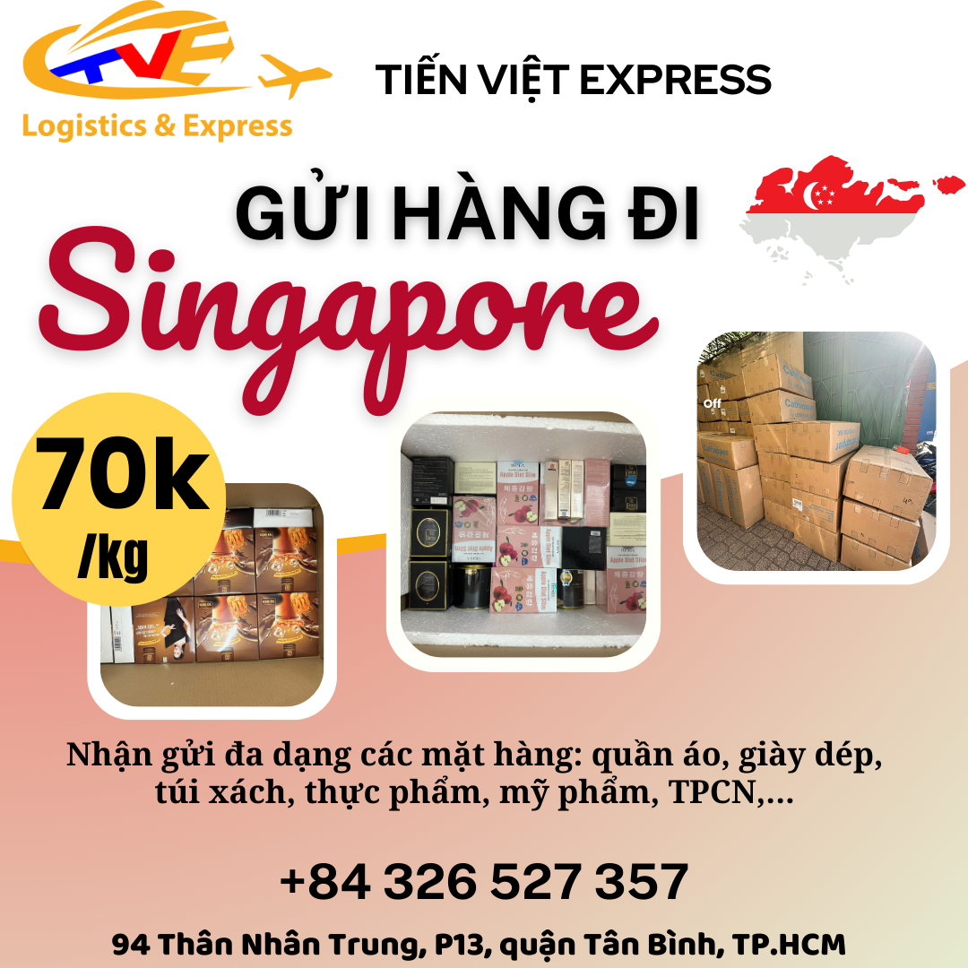 Gửi hàng đi Singapore - Tiến Việt Express